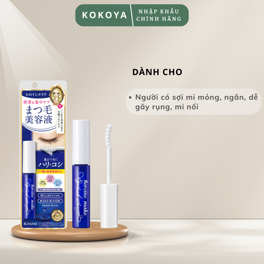 Serum Dưỡng Dài Mi Kissme Watering Eyelash Serum Phiên Bản Mới Nhật Bản 5.5g 3 101