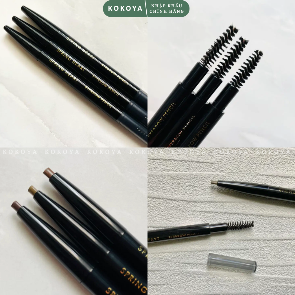 Bút chì kẻ chân mày KOJI Spring Heart Eyebrow Pencil Nhật Bản 5 112 1