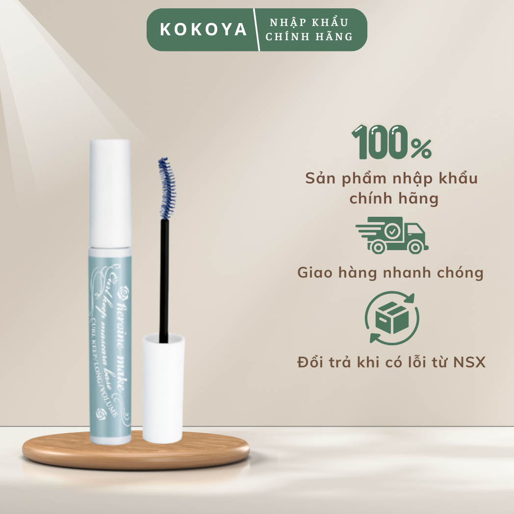 Mascara Lót Nền Dạng Nâng Cao Kissme Chống Trôi, Siêu Bền, Nâng Cong, Làm Dài Và Rậm Mi Trong 24h 7 113