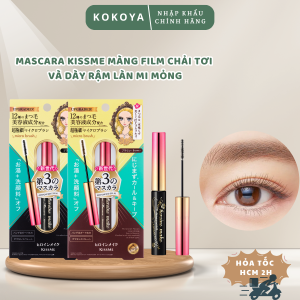 Mascara Màng Film Chải Tơi, Chống Trôi và Làm Dài Mi Kissme Micro Mascara Advanced Film màu Đen/Nâu