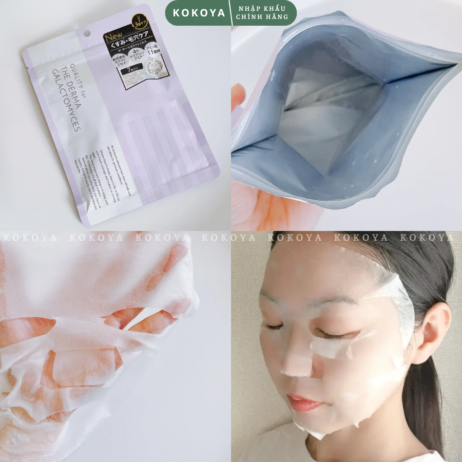 Mặt nạ dùng hằng ngày Quailty 1st The Derma Nhật Bản túi 7 miếng 5 53