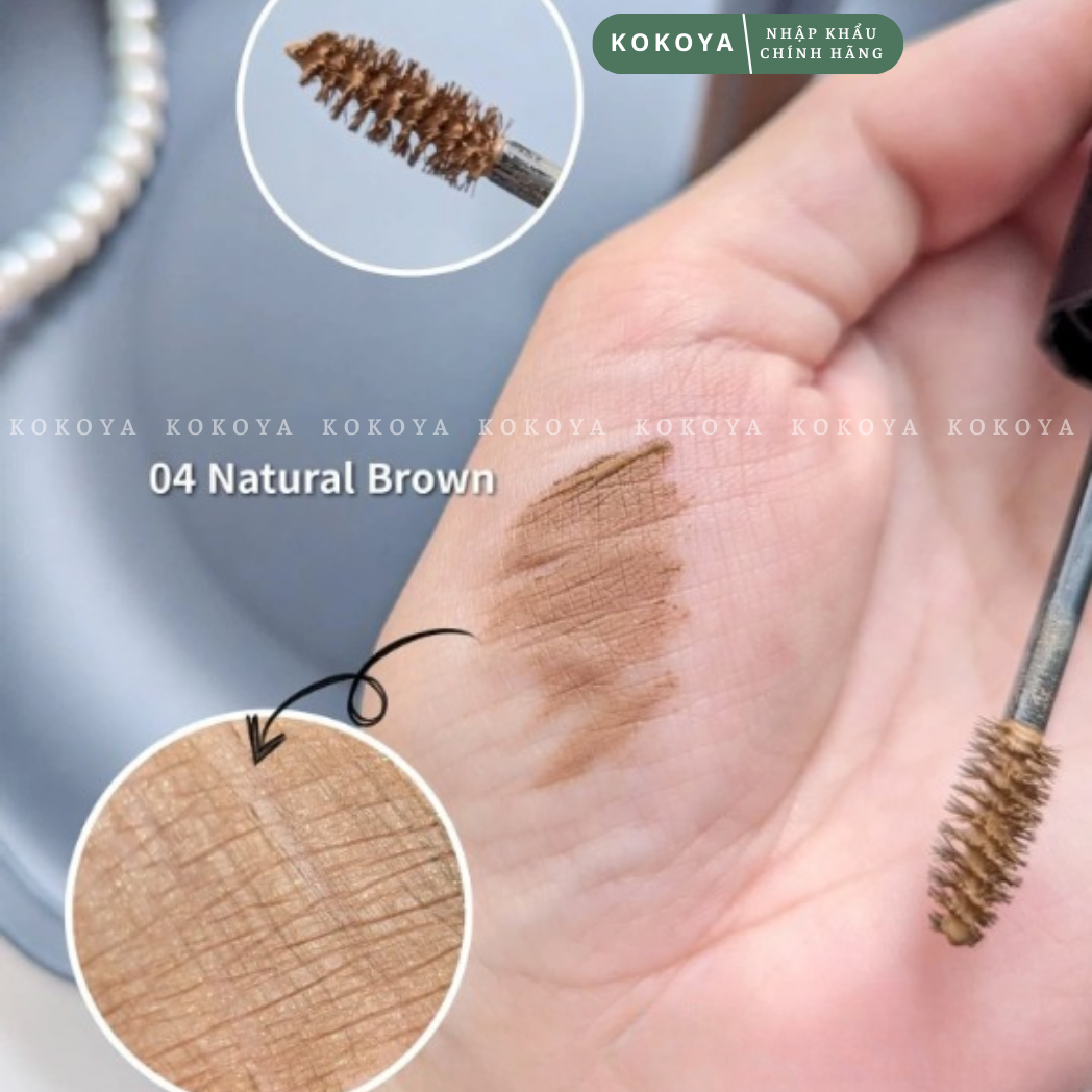 Mascara Chải Đổi Màu Lông Mày Chống Lem Trôi Ex Kissme Heavy Rotation Coloring Eyebrow 8g 5 85
