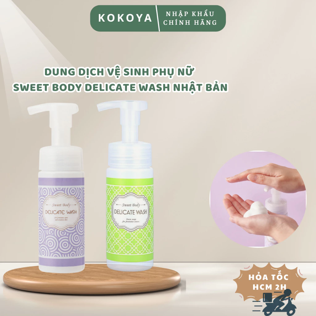 Dung dịch vệ sinh phụ nữ Sweetbody Delicate Wash Nhật Bản 140ml 1 vn 11134207 820l4 mhysc5yylszp6a