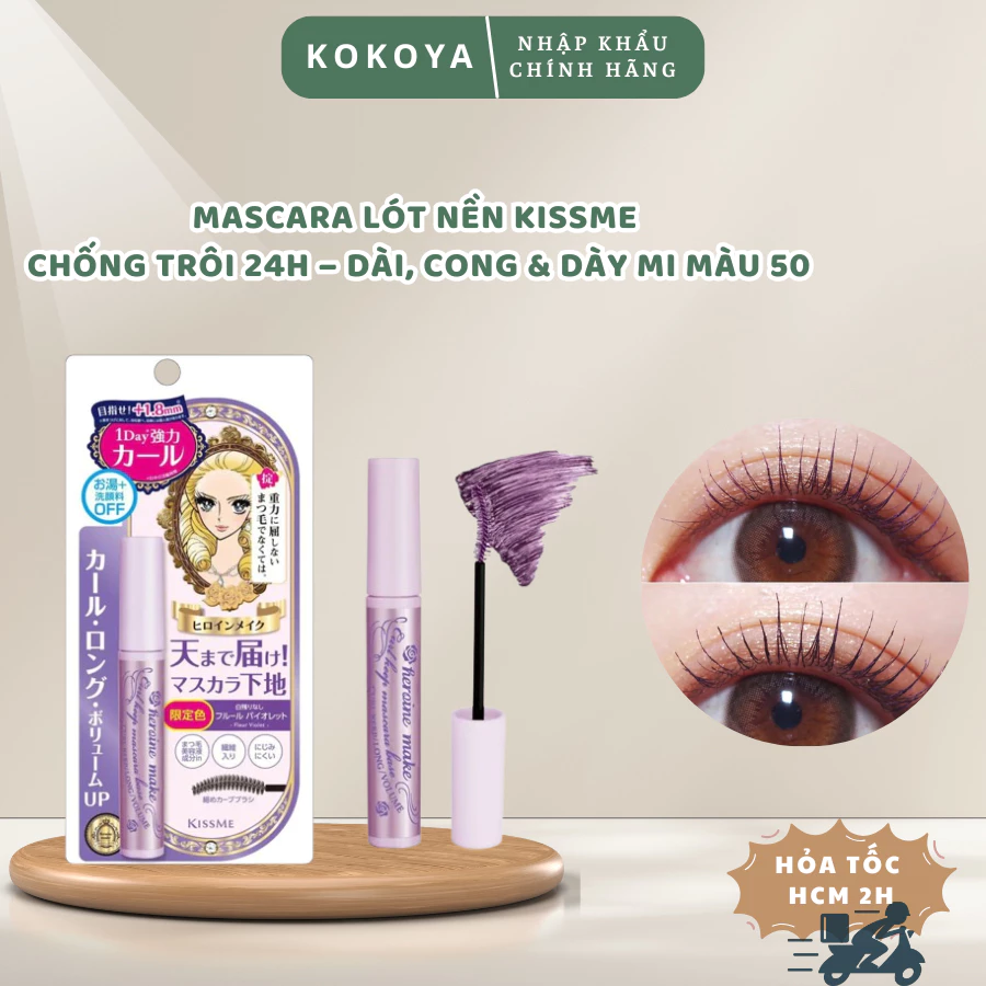 Mascara Lót Nền Nâng Cao Kissme Heroine Make Siêu Nâng Giúp Giữ Nếp Cong, Chống trôi siêu bền màu 50 1 vn 11134207 820l4 mi154pu0cy6gf8