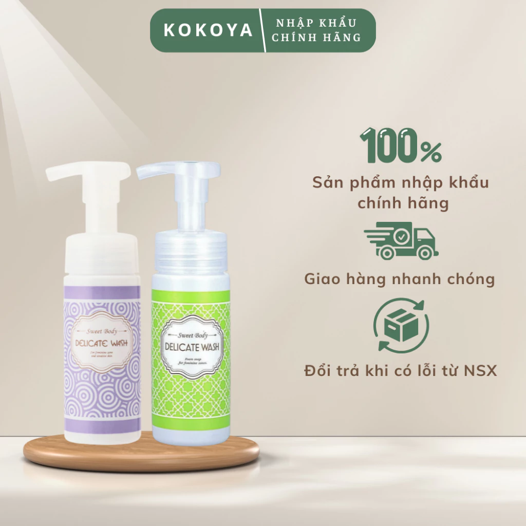 Dung dịch vệ sinh phụ nữ Sweetbody Delicate Wash Nhật Bản 140ml 5 vn 11134207 820l4 mi49f7f9uaywde