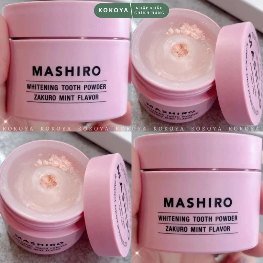 Bột làm trắng răng Mashiro Whitening Tooth Powder hỗ trợ làm trắng răng, răng ố vàng, răng xỉn màu Nhật Bản 30g 5 vn 11134207 820l4 mi49q8yte29s3e