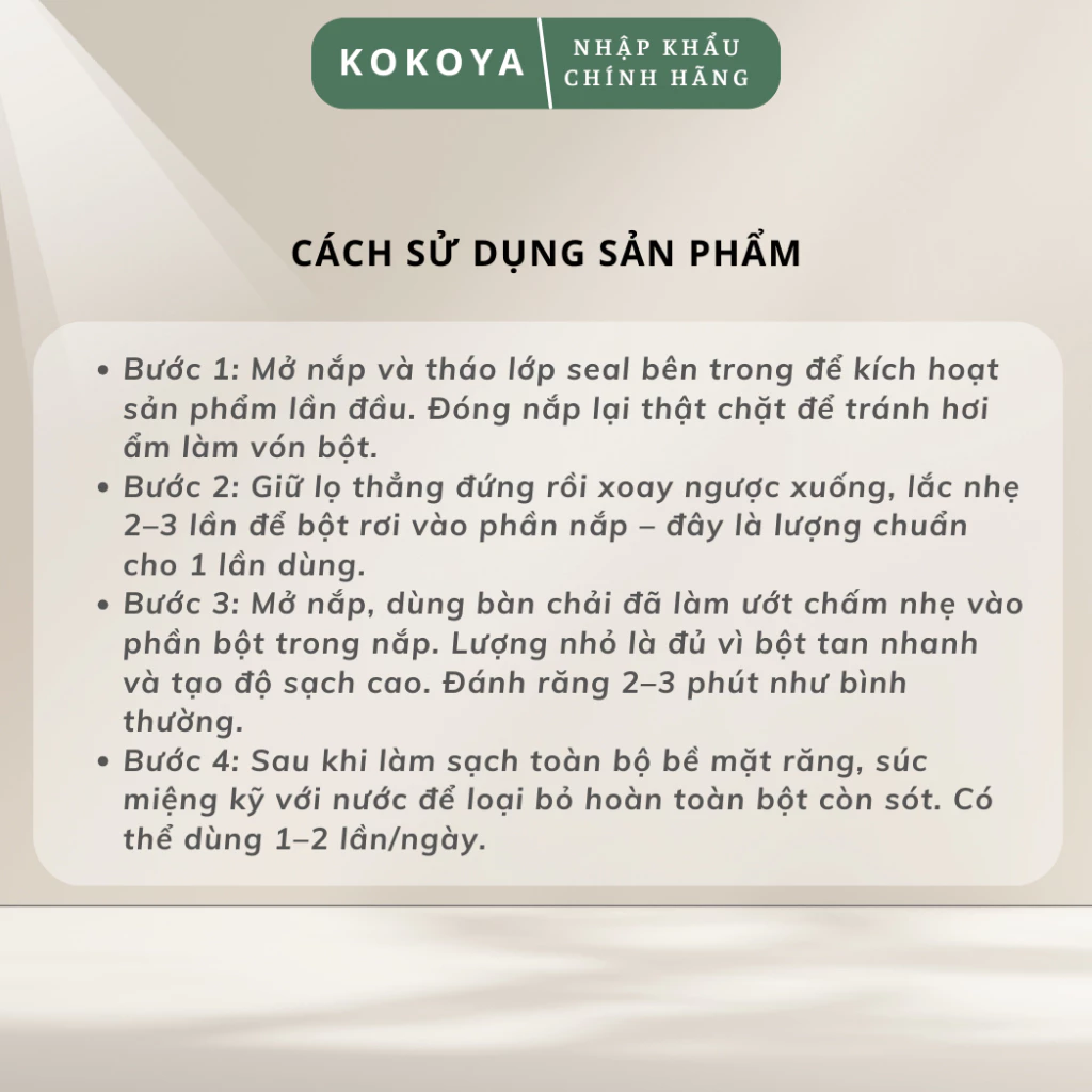 Bột làm trắng răng Mashiro Whitening Tooth Powder hỗ trợ làm trắng răng, răng ố vàng, răng xỉn màu Nhật Bản 30g 3 vn 11134207 820l4 mi49q946nd3b32