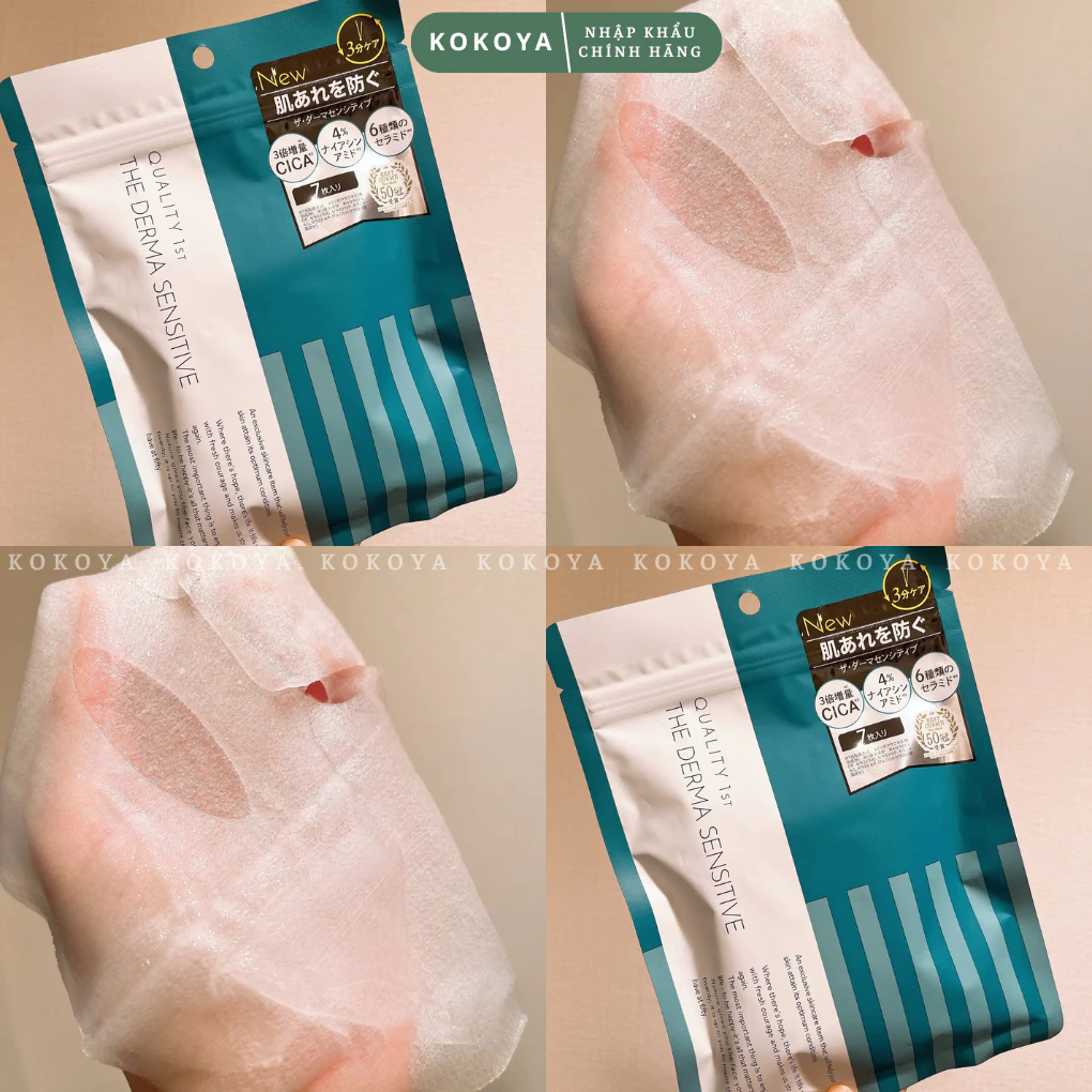 Mặt nạ dùng hằng ngày Quailty 1st The Derma Nhật Bản túi 7 miếng 3 vn 11134207 820l4 milas27i5rerea