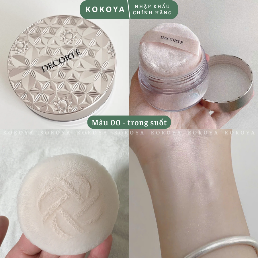 Phấn Phủ DECORTÉ Loose Powder Kiềm Dầu, Nền Mịn Mượt Trong Suốt, Lâu Trôi 12 Giờ Nhật Bản 16G/20G 6 67