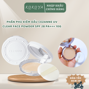 Phấn phủ kiềm dầu Cezanne UV Clear Face Powder SPF 28 PA+++  Nhật Bản 10g